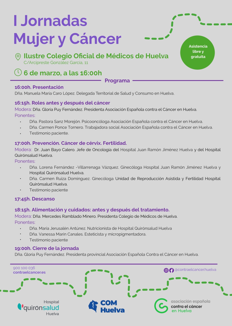 Cartel y programa I Jornadas Mujer y Cáncer_page-0002