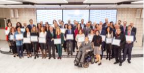 Foto de familia con los representantes