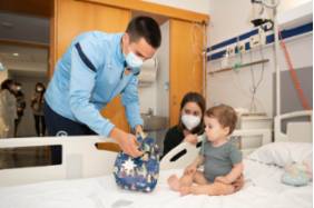 CE Sabadell en el Hospital Universitari General de Catalunya