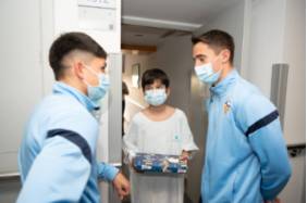 CE Sabadell en el Hospital Universitari General de Catalunya