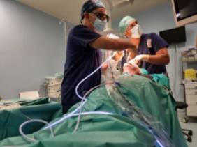 Dacriocistorrinostomía con láser de diodo para la obstrucción de la vía lagrimal