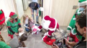 visita papa noel quironsalud malaga niños