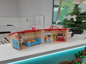 Paje Real en la unidad de Pediatría