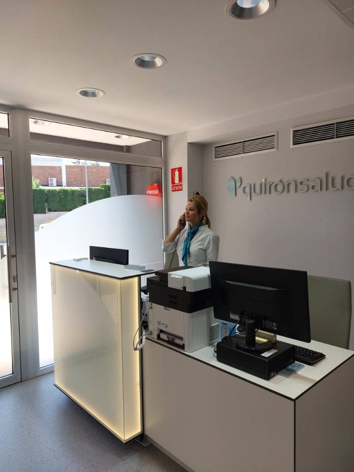 Recepción Unidad Integral Dermatología Quirónsalud