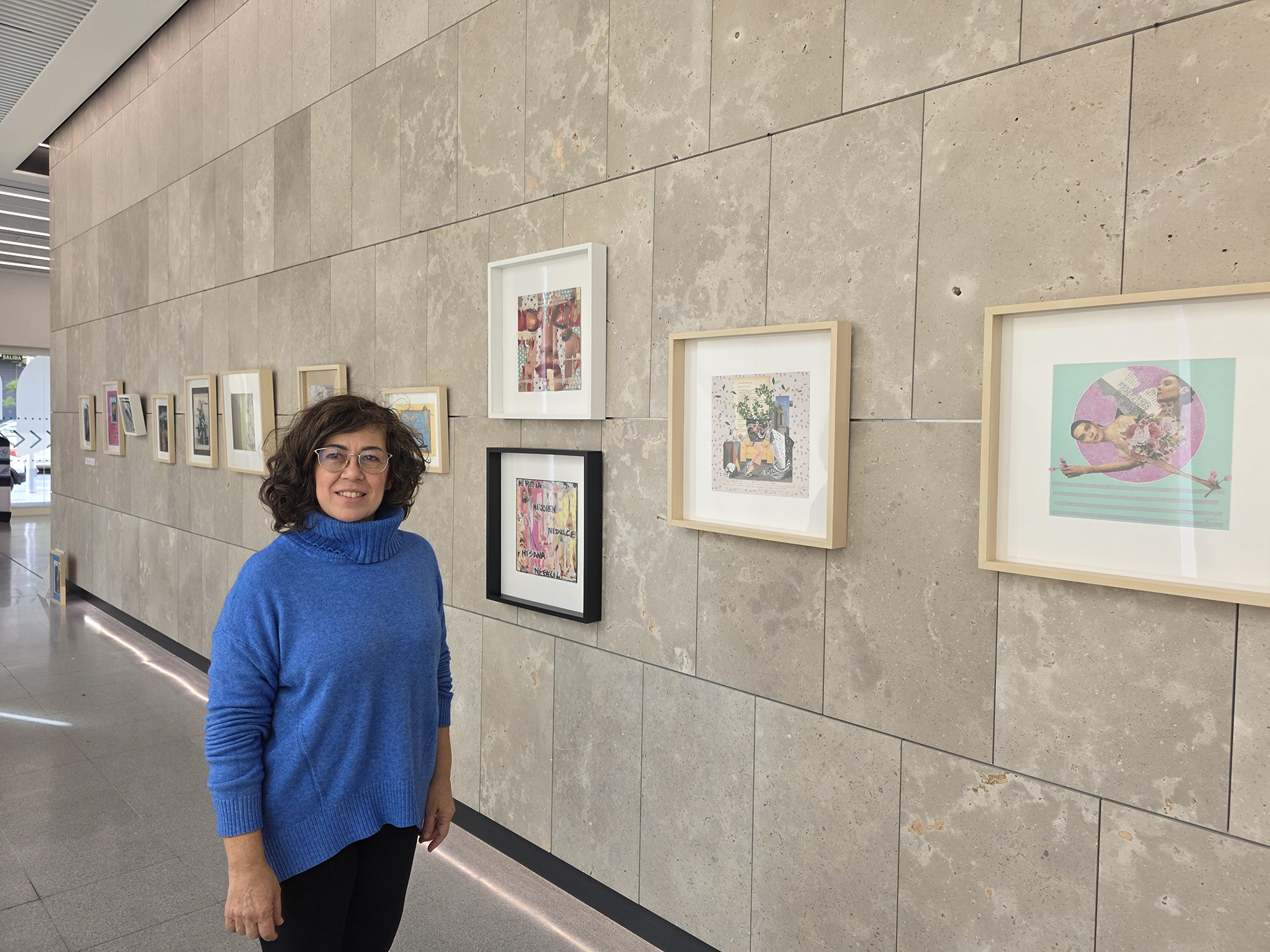 Pilar Grund, paciente con cáncer y autora de exposición Transitar la enfermedad w