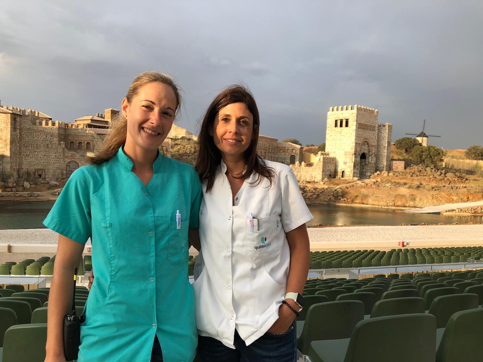 Equipo sanitario Quirónsalud Toledo en Puy Du Fou