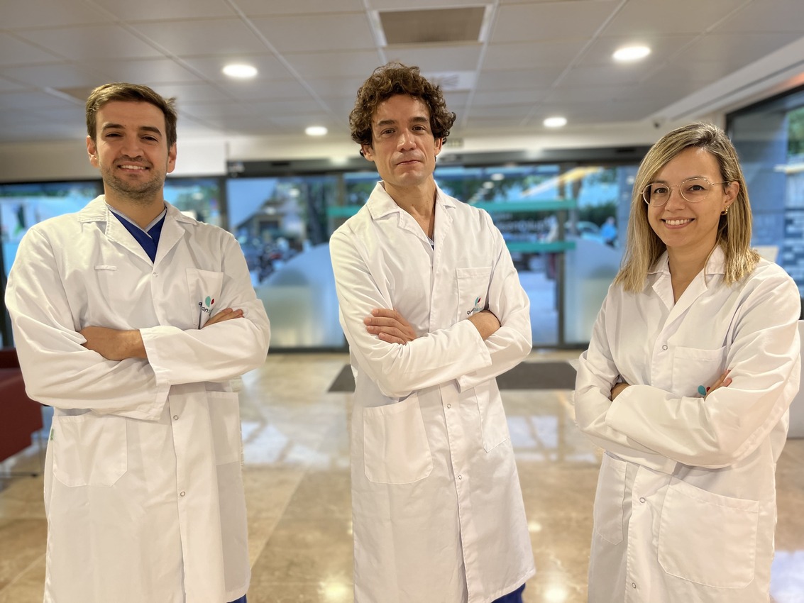 Los dermatologos de Quironsalud Luis Ortega, Tomas Toledo y Anna Bota (1)