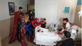 Visita Superheroes Quirónsalud Málaga