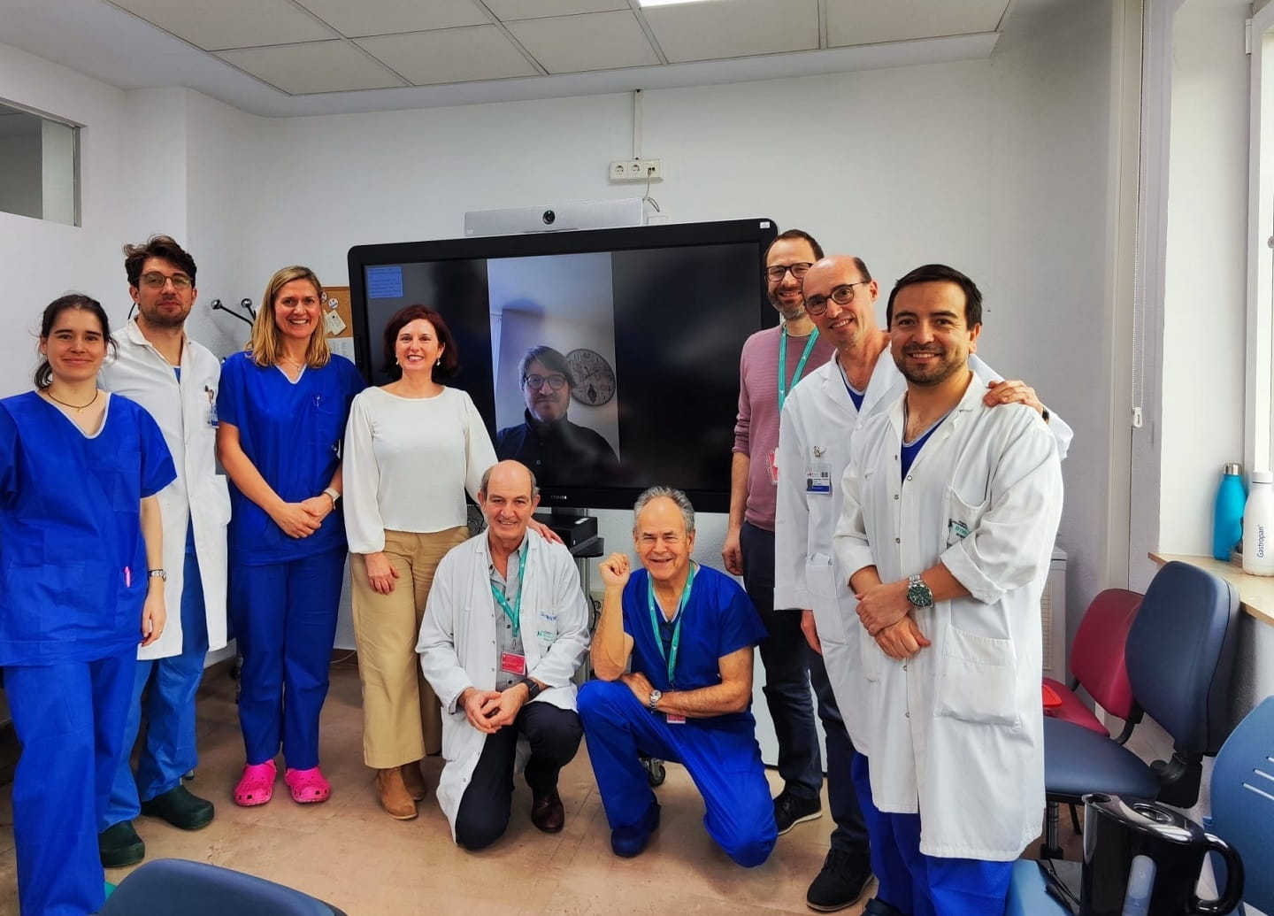 Miembros de la Unidad de Coloproctología de la FJD