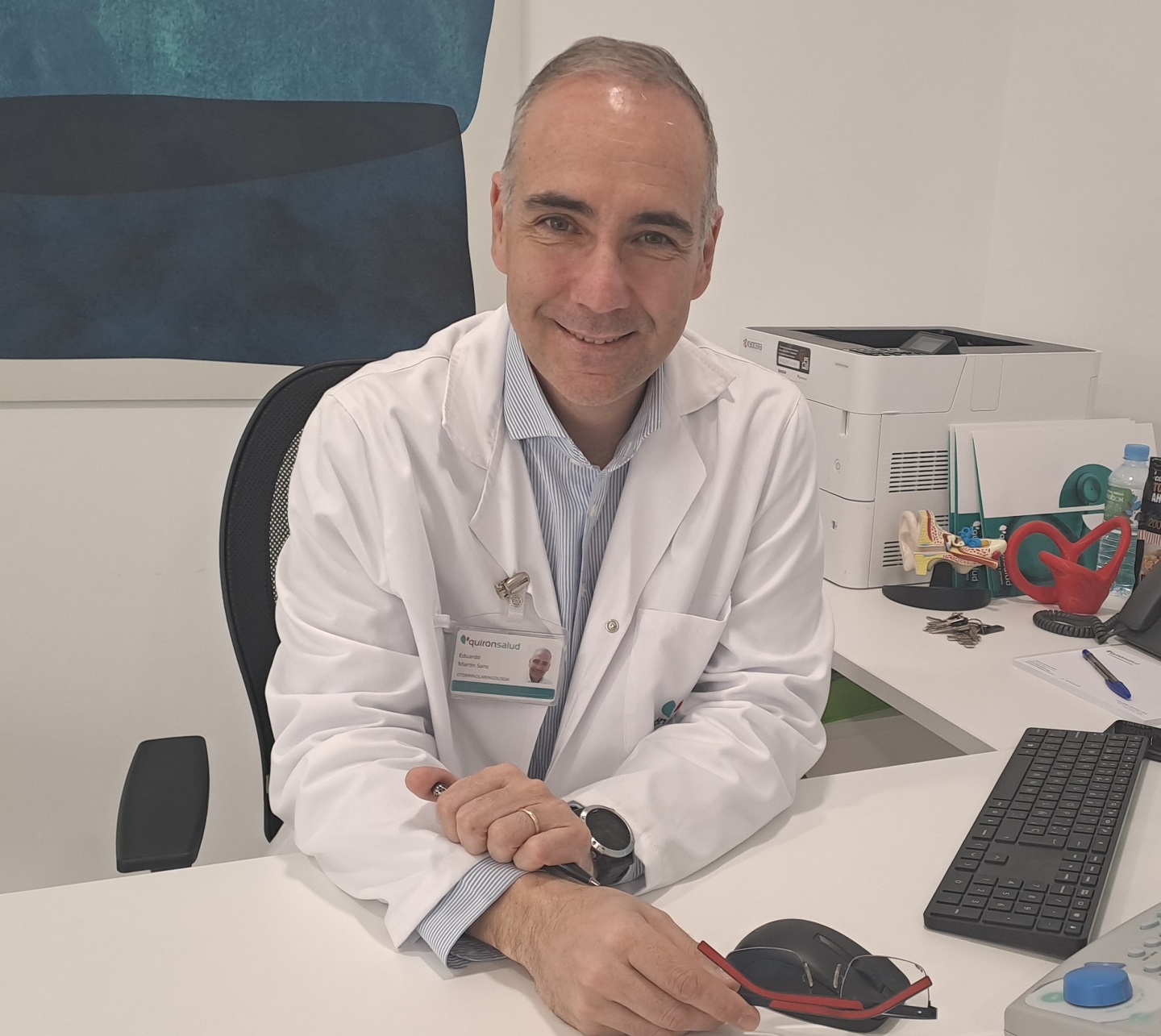 Doctor Martin Sanz especialistsa Otorrinolaringología Quirónsalud Toledo