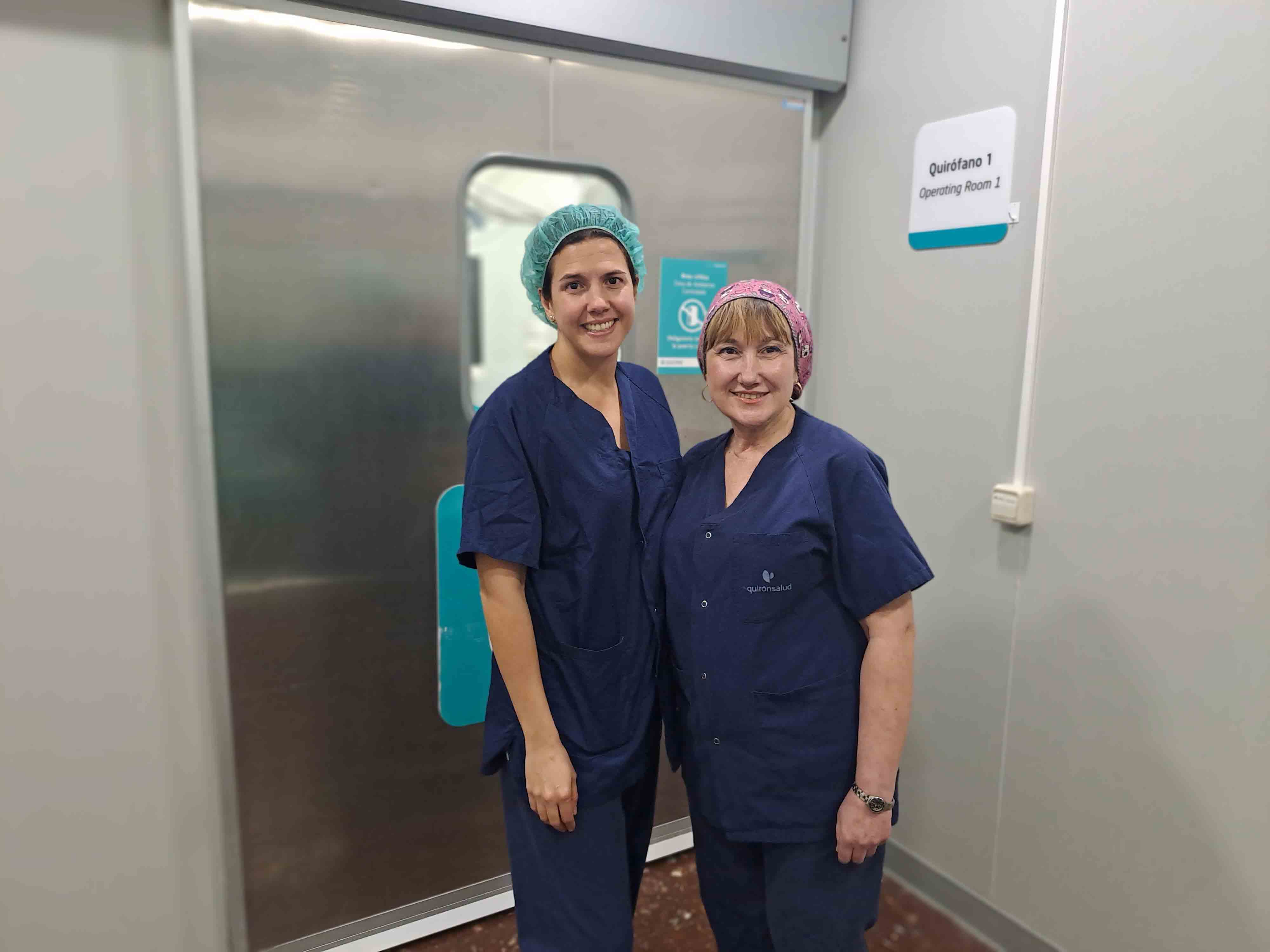 Las doctoras Irene lópez y Tania García