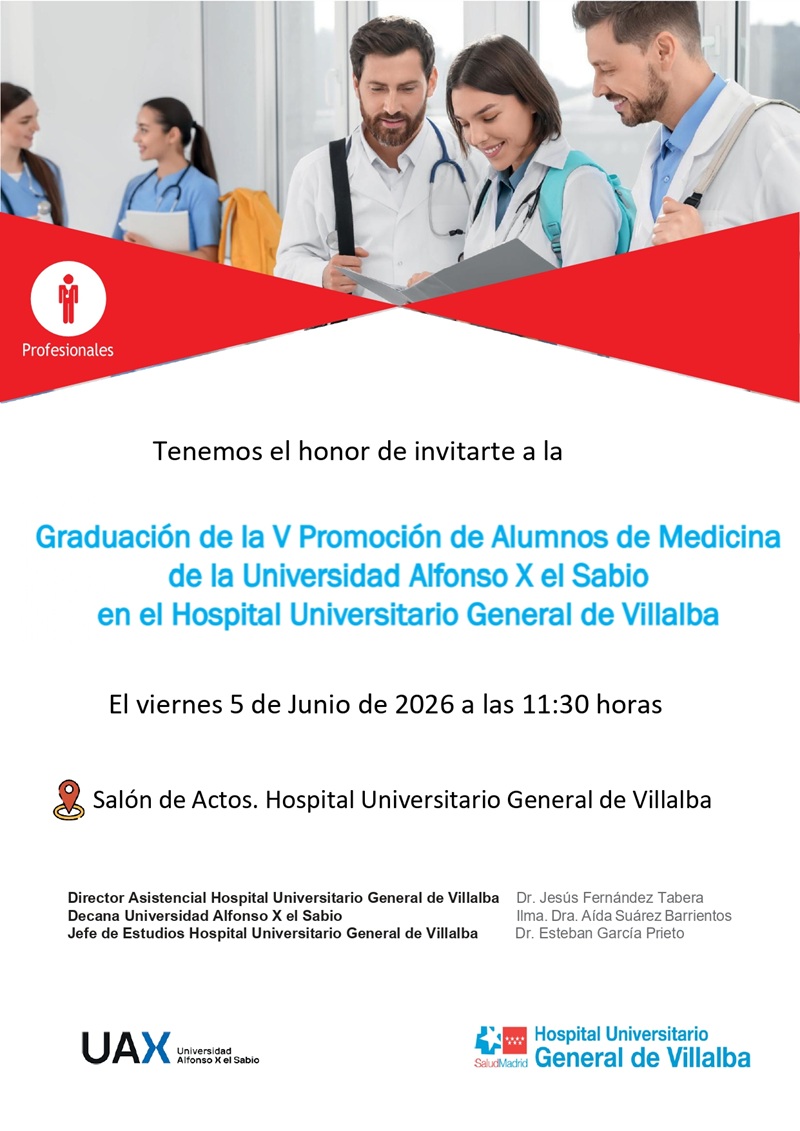 Acto de Graduación de la V Promoción de alumnos de Medicina de la UAX