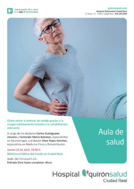 Aulas de salud Dolor de espalda QS Ciudad Real