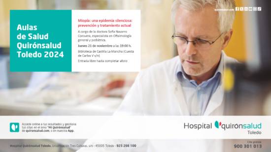 Aula Salud Quirónsalud Toledo Miopía epidemia silenciosa
