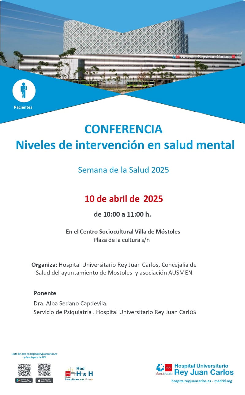 Conferencia de niveles de intervención en salud mental