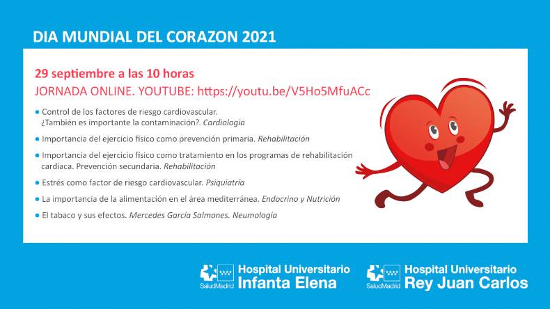 Día Mundial del Corazón HURJC+HUIE 2021