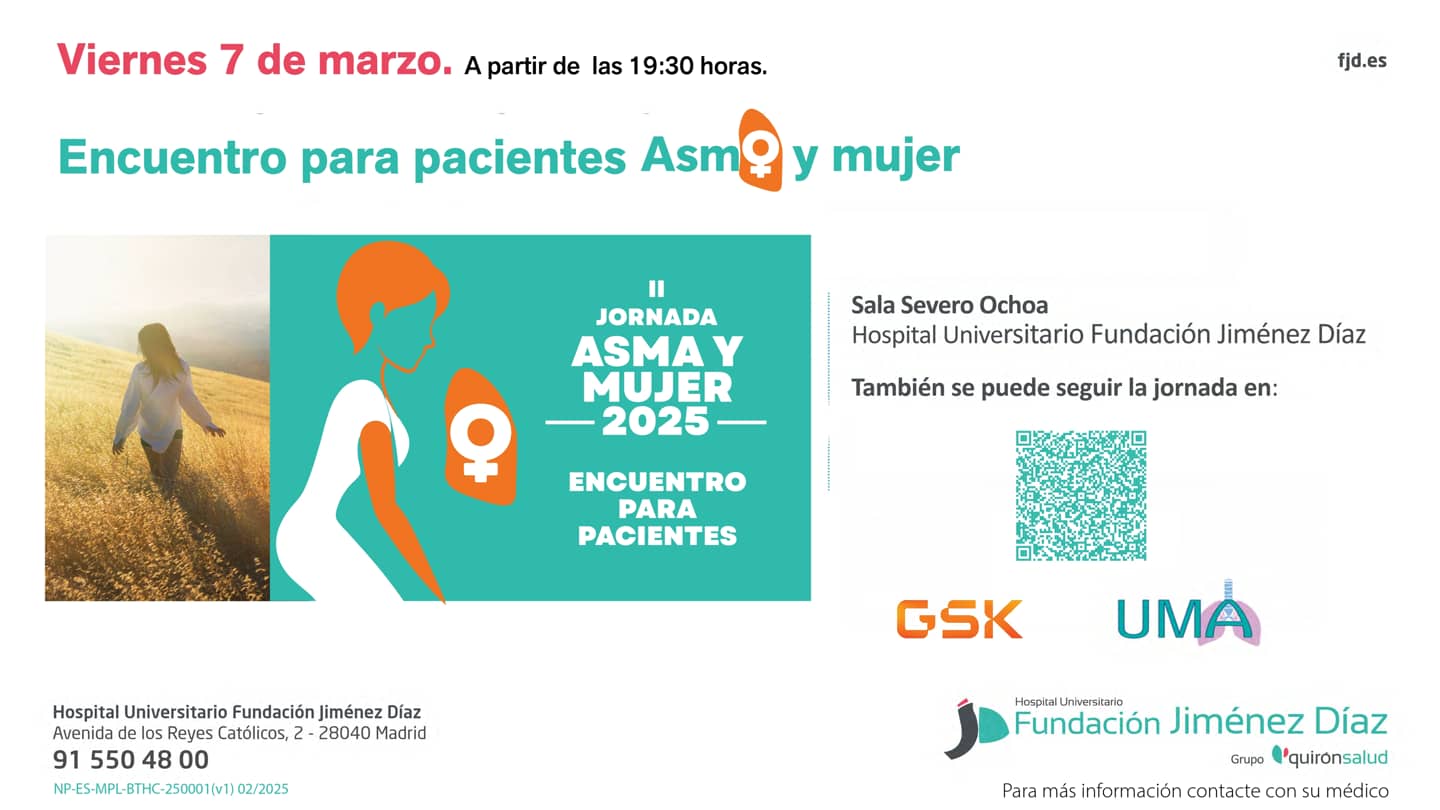 Encuentro para pacientes II Jornada Asma y Mujer
