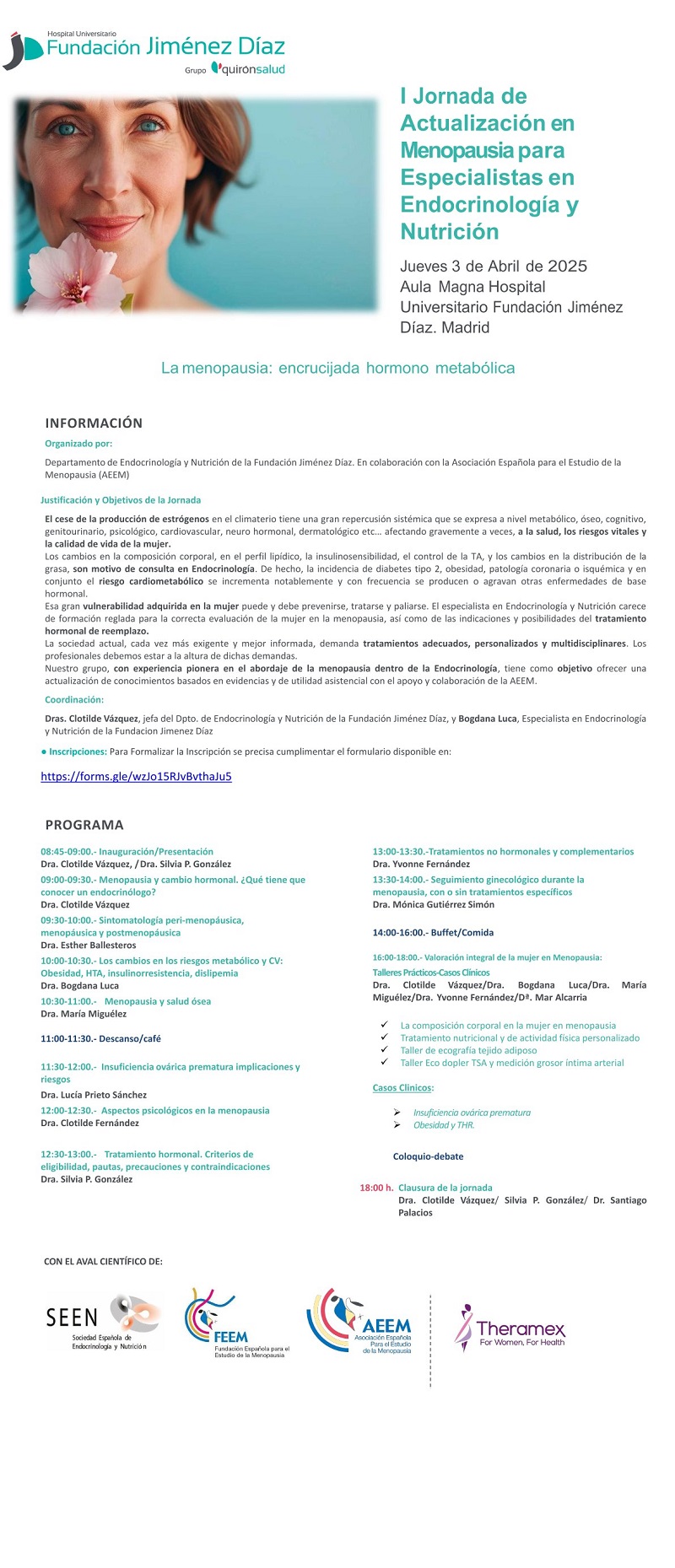 I Jornada de Actualización en Menopausia