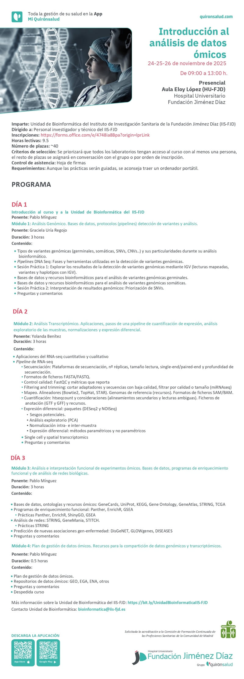Introducción al análisis de datos ómicos