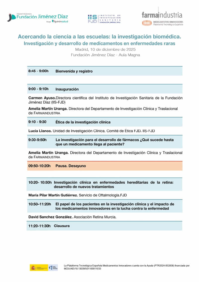 Jornada Acercando la Ciencia a las Escuelas para estudiantes de Secundaria 