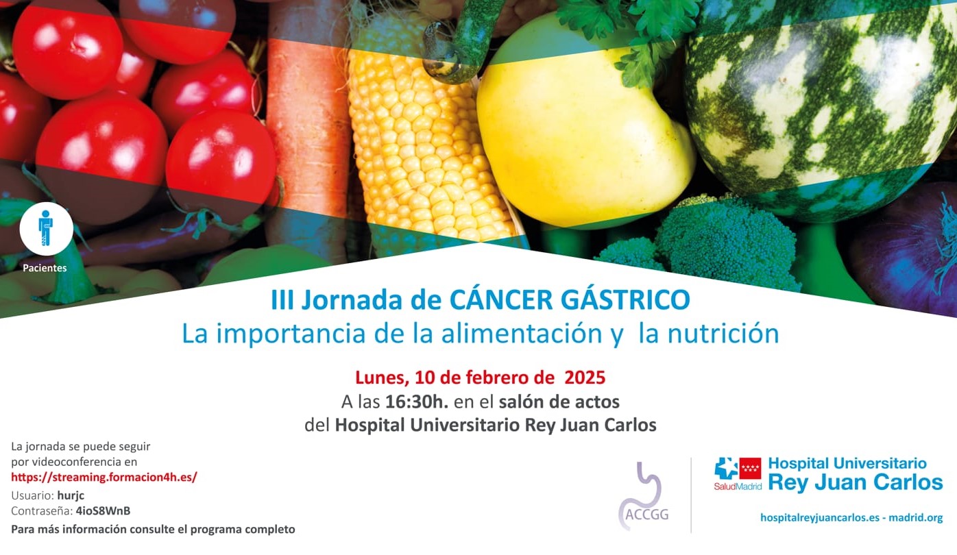 Jornada Cáncer gástrico. La importancia de la alimentación y la nutrición