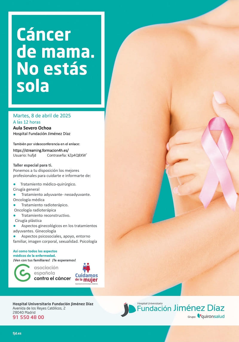 Jornada Cáncer de mama. No estas sola