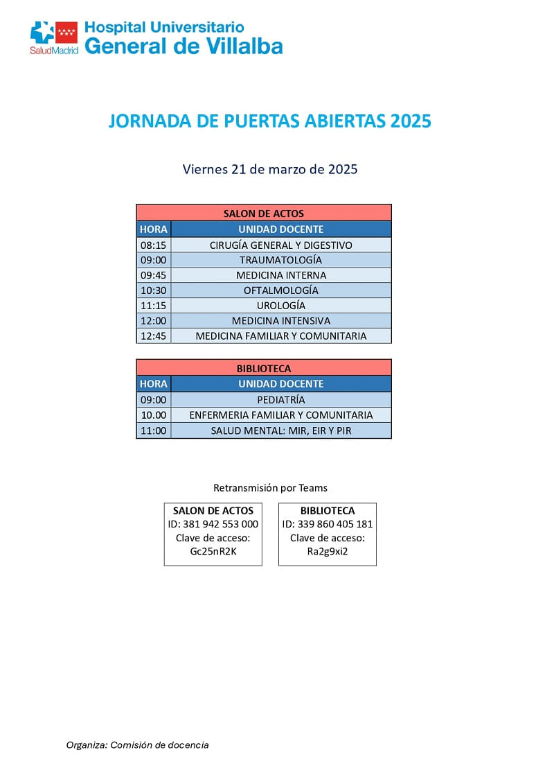 Jornada de puertas abiertas 2025