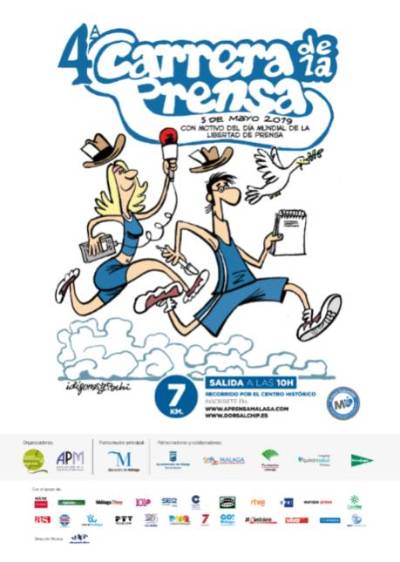 CARTEL. IV Carrera de la Prensa