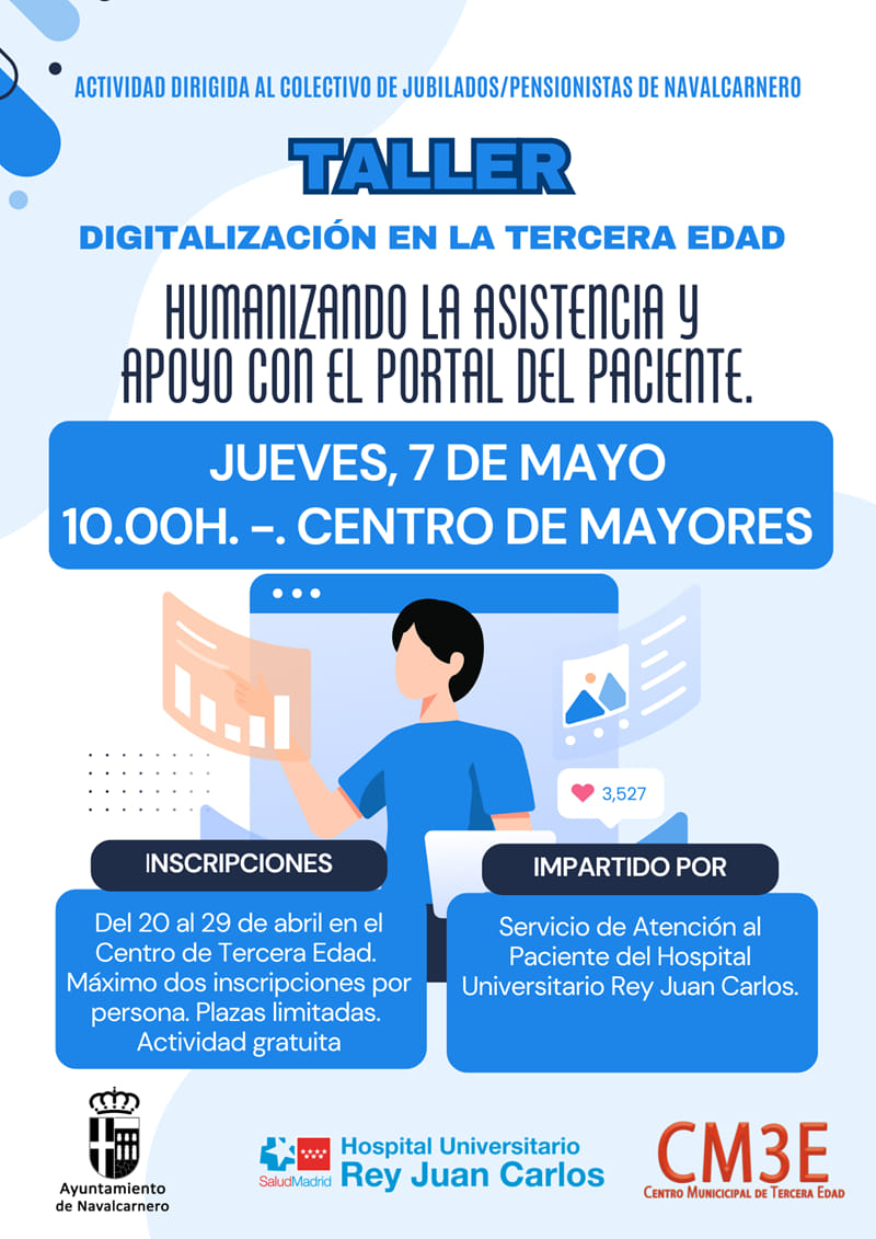 Taller Digitalización en la Tercera Edad, en Navalcarnero
