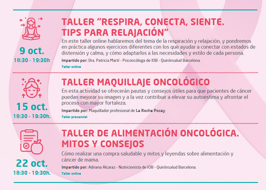 Talleres en rosa
