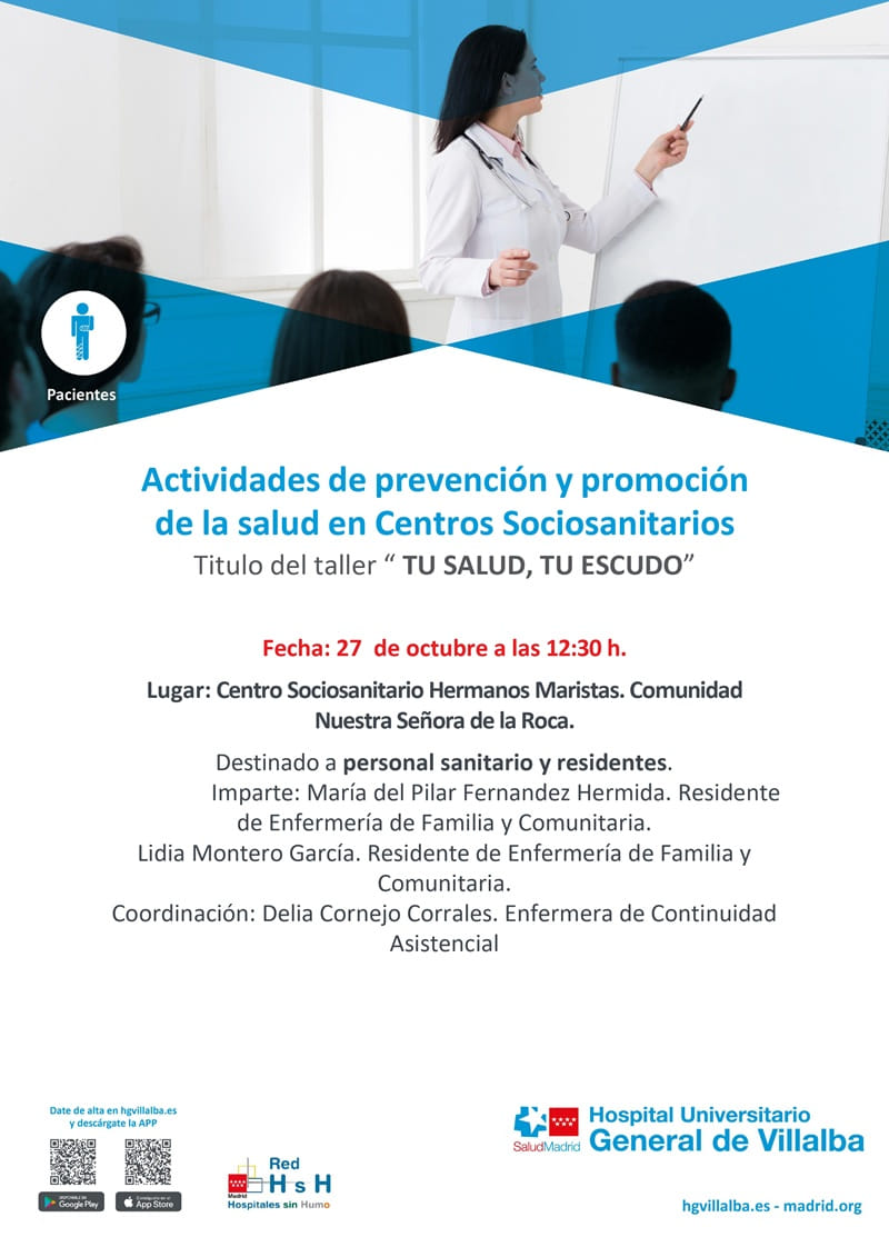 Taller "Tu salud, tu escudo"