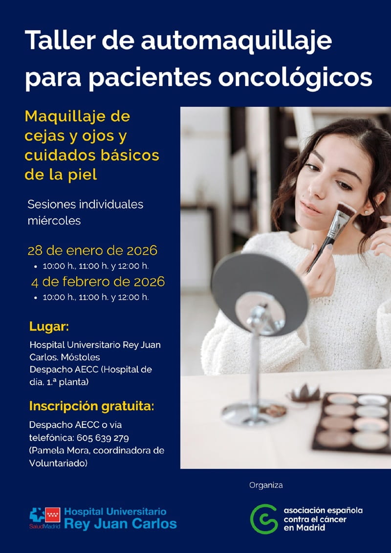 Talleres individuales de automaquillaje para pacientes oncológicas AECC
