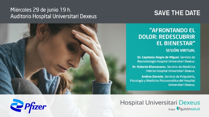 Save the Date Afrontando el dolor DEXEUS