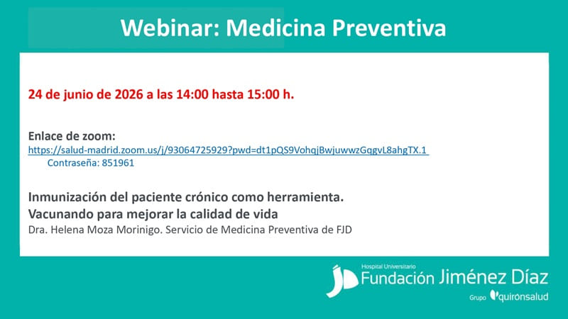 Webinar de Medicina Preventiva
