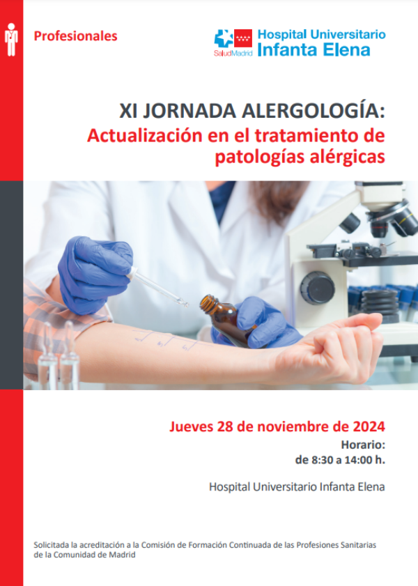 XI Jornada de Alergología. Actualización en el tratamiento de patologías alérgicas