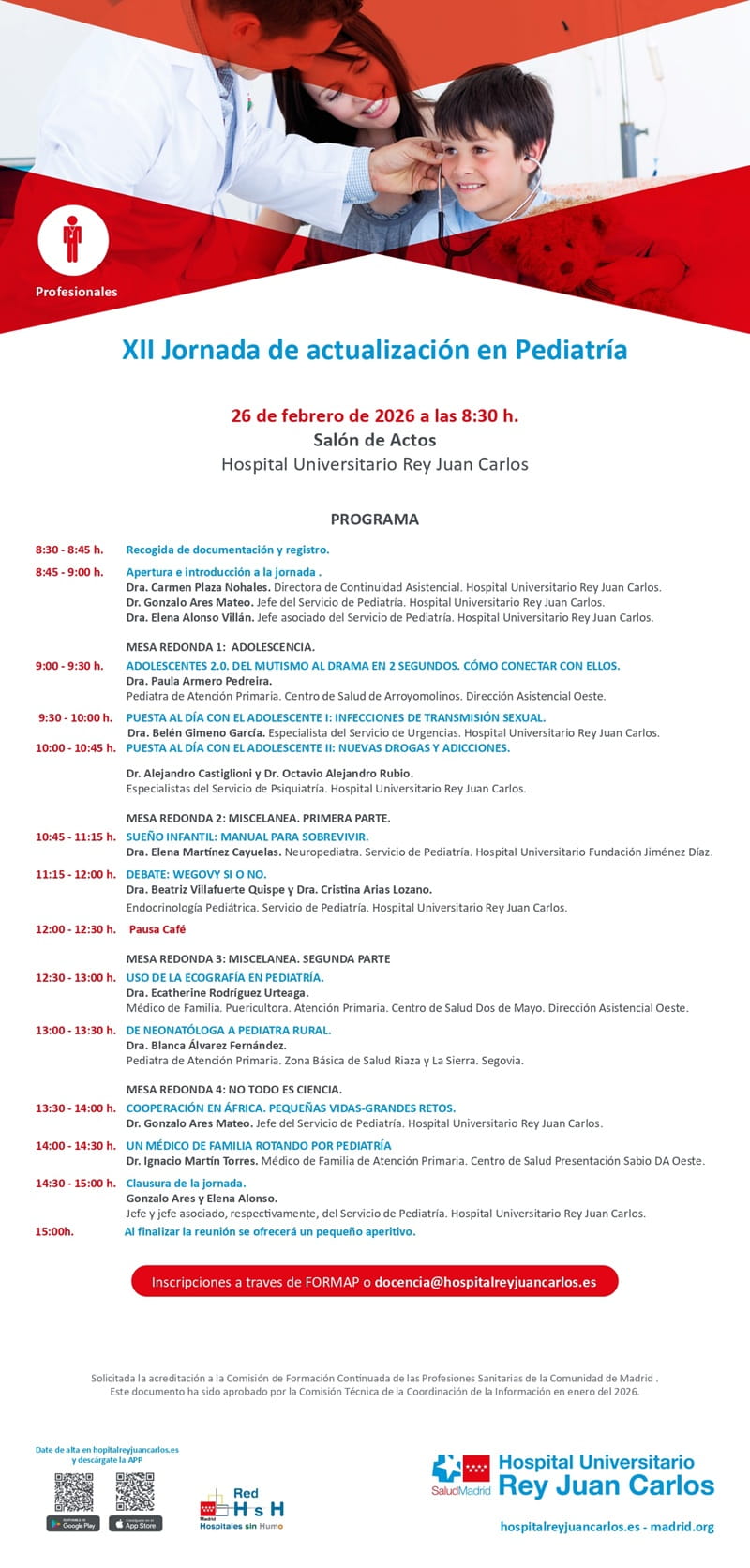 XII Jornada de Actualización en Pediatría