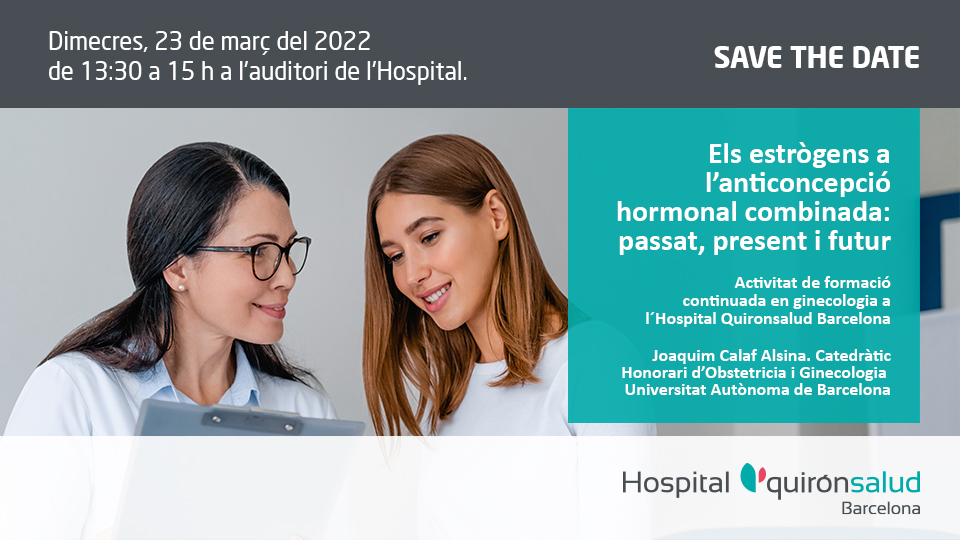 Save the date Formacion Continuada Gine BCN