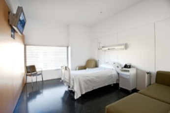Hospital Quirónsalud Barcelona. Habitación
