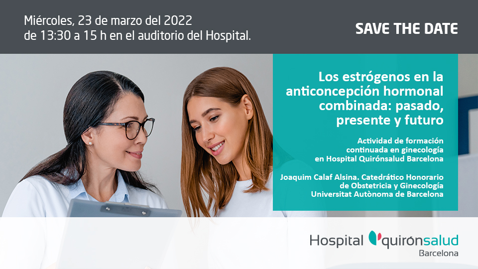 Save the date Formacion Continuada Gine BCN cast