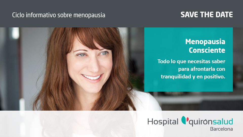 Save the date MENOPAUSIA CONSCIENTE BCN CASTELLANO