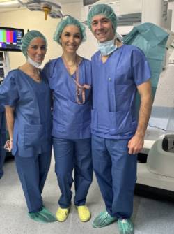 Dres. Patricia Alonso, Carolina Galocha y Jaime Siegrist