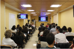 Sala de conferencias del Hospital Ruber Internacional