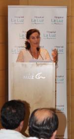 Lucia Alonso durante su intervención