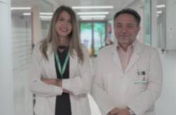 Dra. del Mazo y David Pérez