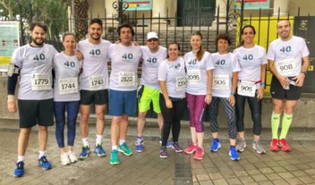 Equipo HLL carrera popular solidaria