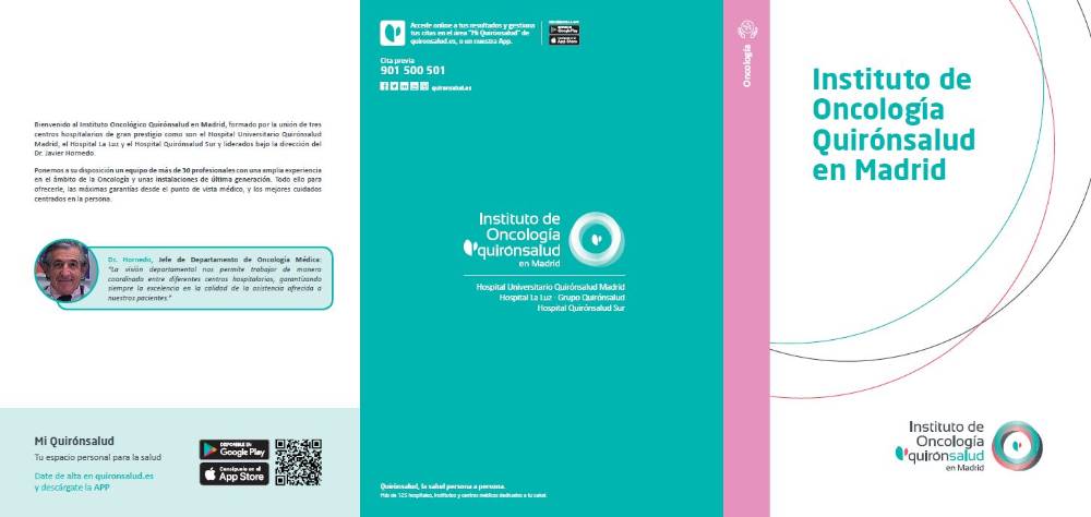 Tríptico Instituto Oncológico