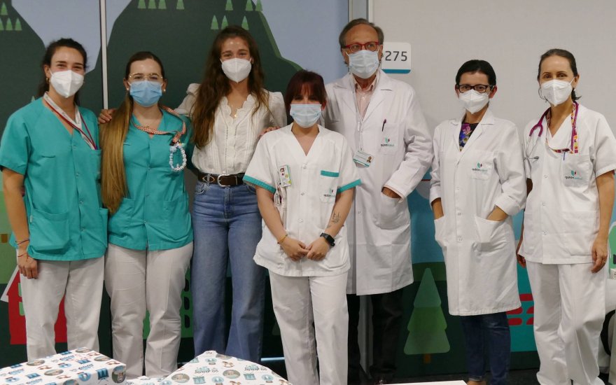 Visita de Marta Ortega a Quirónsalud Madrid2