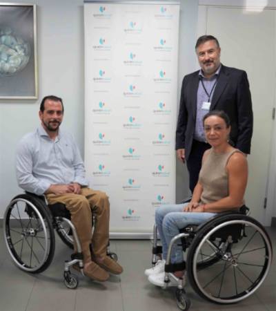 Luis Mesa, gerente de Quirónsalud Murcia en el momento de la firma con UCAM Murcia