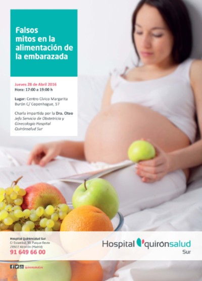 Cartel Alimentación Embarazada