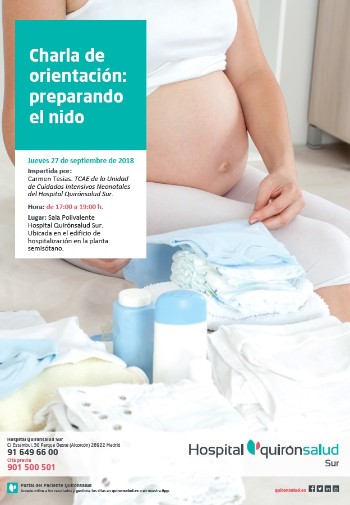 Charla preparando el nido